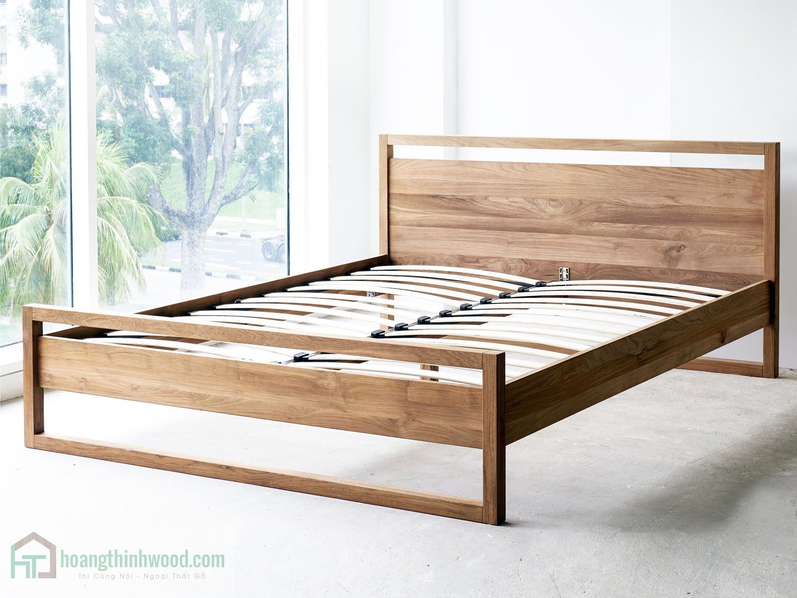 Giường Ngủ Gỗ Teak,Tếch Tự Nhiên GN1