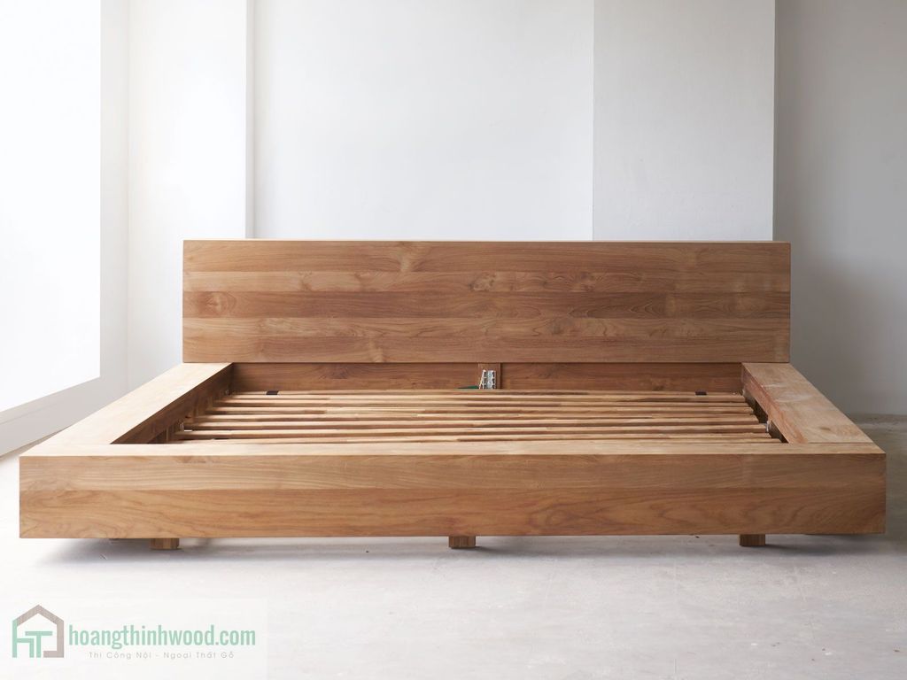 Giường Ngủ Gỗ Teak,Tếch Tự Nhiên GN2